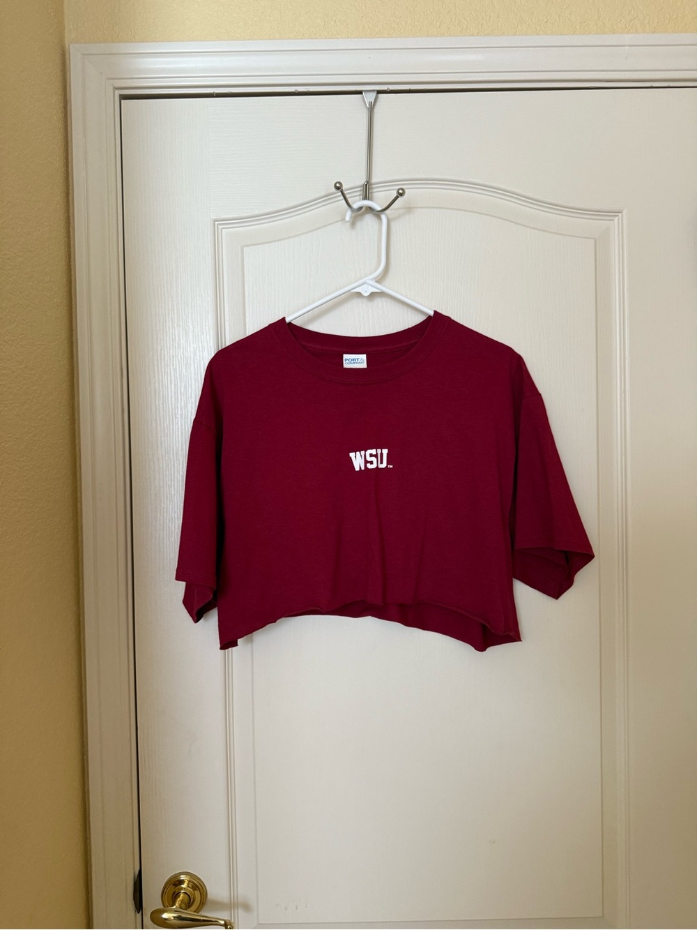 WSU Cropped Shirt